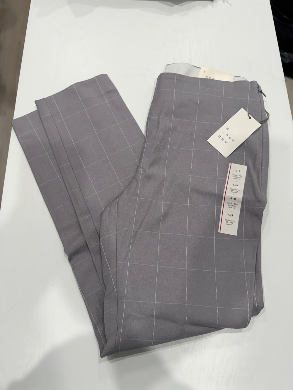 Skinny Ankle Pant Side Zip